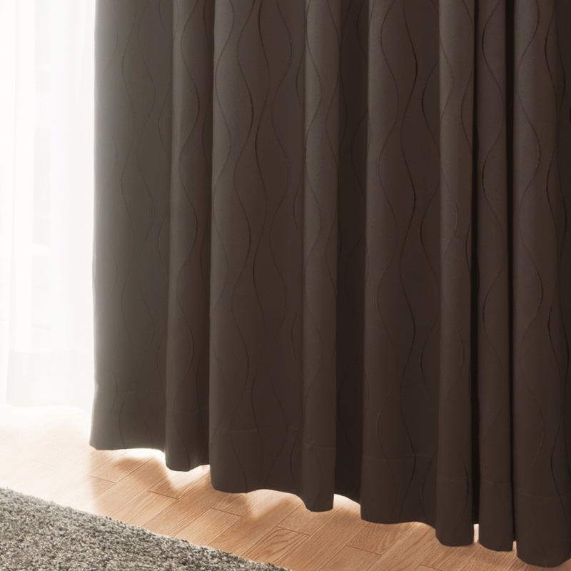 【値段交渉可】ダークブラウン プリーツカーテン 約200cm x 180cm 値段交渉可】ダークブラウン プリーツカーテン 約200cm x 180cm 値段