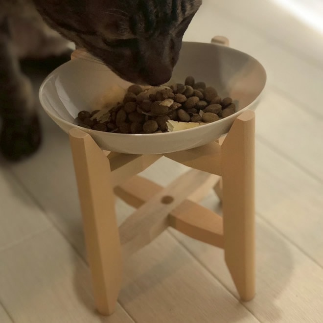 木枠（糸巻き) Sサイズ　白木 ＜かせ 手織り 紡ぎ＞【ペットのフードボウルスタンドにも！】