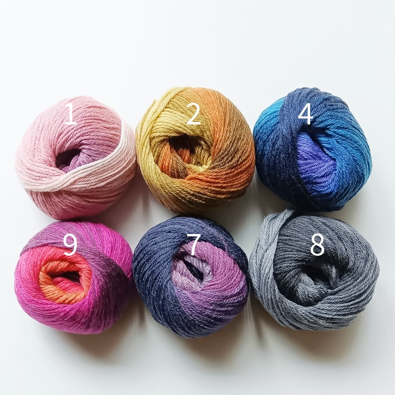 ハマナカ　ピエールファミリー　プレミアメリノ　グラデーションカラー　40g玉毛糸 ＜織り 編み ニット 毛糸＞