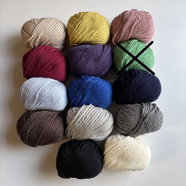 シェリー　純毛極太　30g玉毛糸 ＜織り 編み ニット 毛糸＞