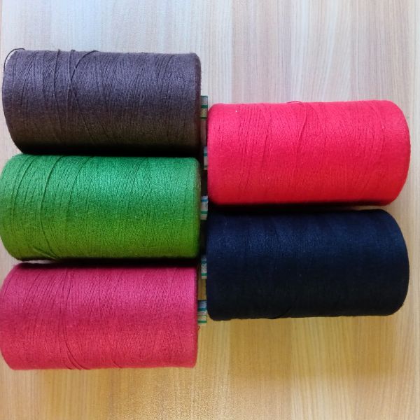 アシュフォード　コットリン　22/2　コットン/リネン糸　250gコーン巻き ＜手織り 糸 綿 ＞