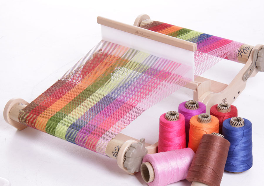 アシュフォード コットン100%糸 たっぷり200gコーン巻き <手織り 紡ぎ 染め 糸 綿>