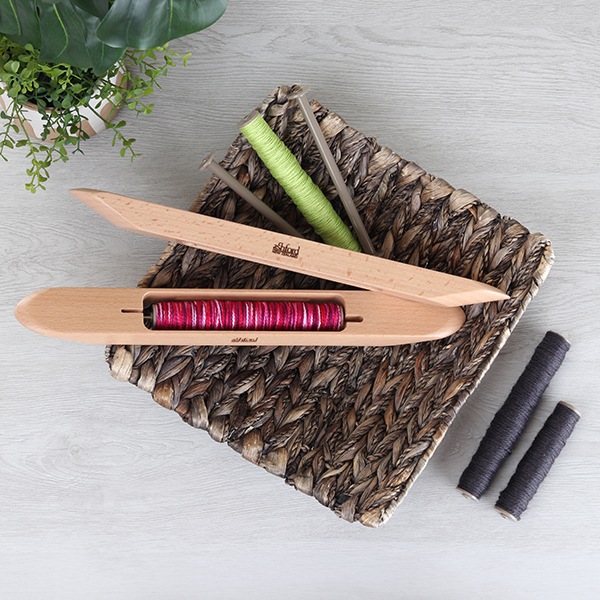 アシュフォード 新ボートシャトル38cm ラッカー塗装 <手織り機 杼 シャトル ashford>