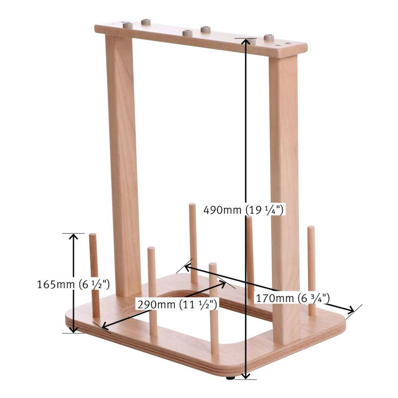 アシュフォード 糸立て ラッカー塗装 <かせ 手織り 紡ぎ ashford>