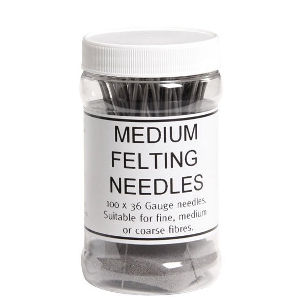アシュフォード フェルティングニードル100本入り <羊毛フェルト ニードルフェルト 針 ashford>