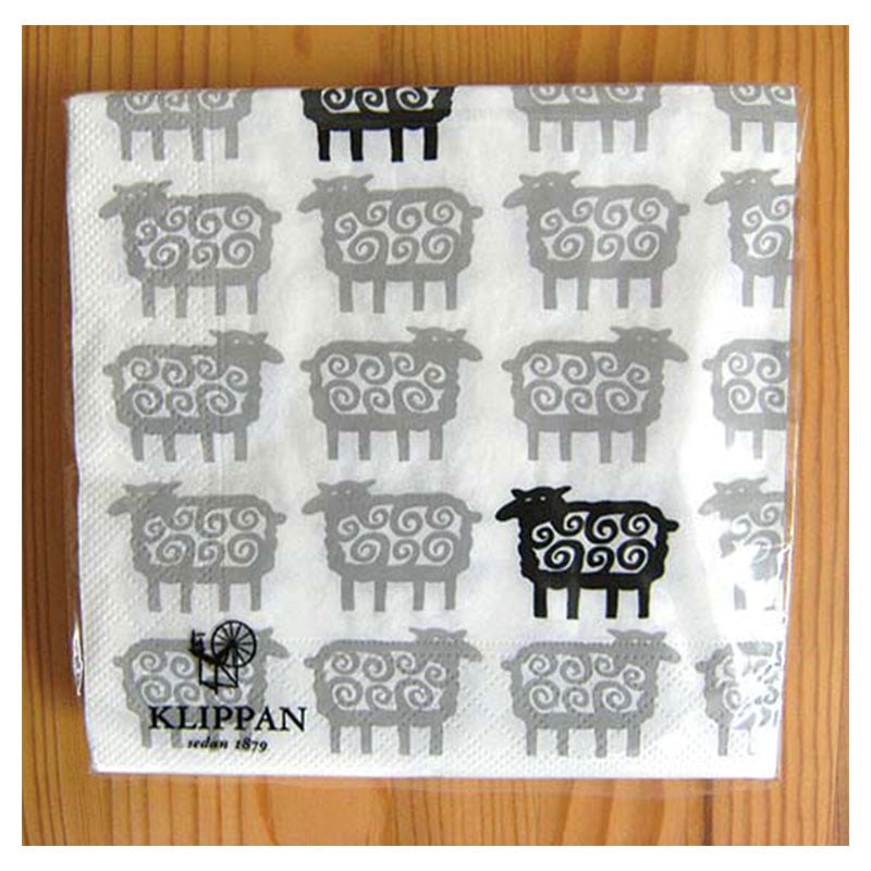 ペーパーナプキン ヒツジ/ハート <北欧 スウェーデン キッチン>