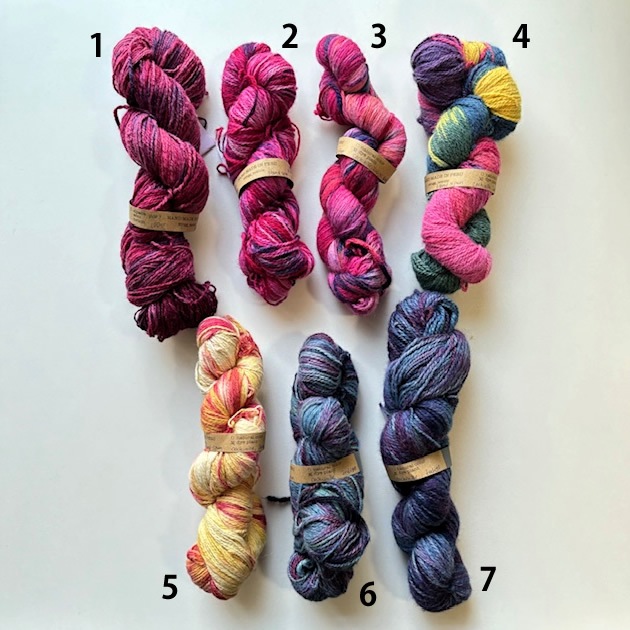 ベビーアルパカ手紡ぎ糸　100g ＜織り 編み ニット 毛糸＞