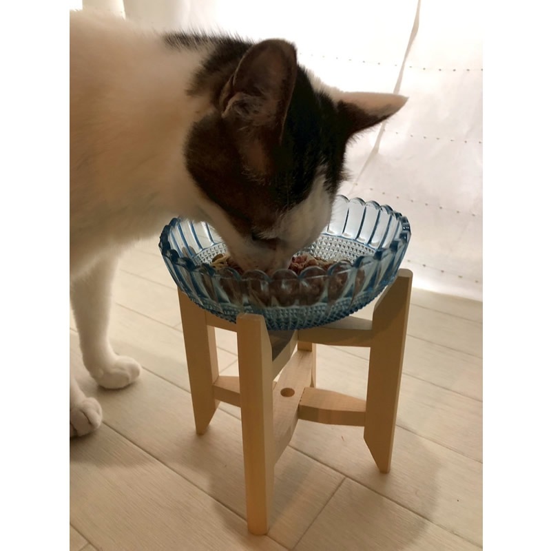 木枠（糸巻き) Sサイズ　白木 ＜かせ 手織り 紡ぎ＞【ペットのフードボウルスタンドにも！】