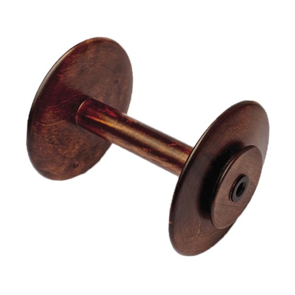 クロムスキー　ジャンボボビン（ジャンボフライヤー用）　ウォルナット塗装 ＜紡ぎ車 紡ぎ kromski＞
