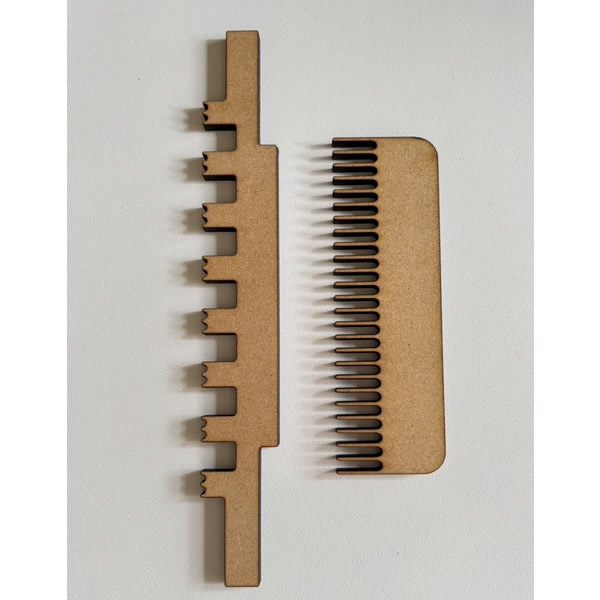 ラ・メール 小さな木枠織り機用　綾織りそうこう＆櫛（単品） 【メール便可】＜卓上 手織り機＞