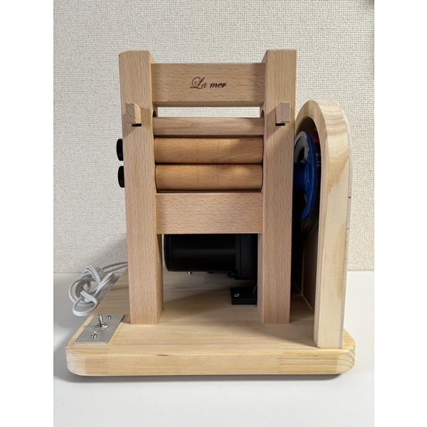 ラ・メール電動綿繰り機(コットン種取り機)<紡ぎ 綿 ラ・メール> 発売記念SALE中!!