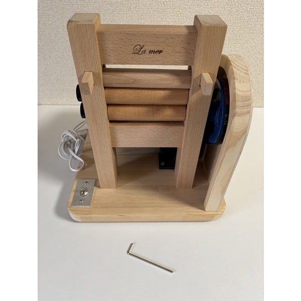 ラ・メール電動綿繰り機(コットン種取り機)<紡ぎ 綿 ラ・メール> 発売記念SALE中!!