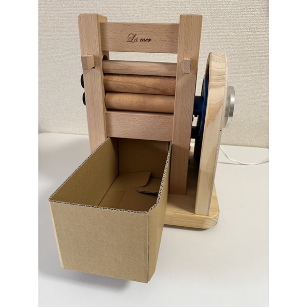 ラ・メール電動綿繰り機(コットン種取り機)<紡ぎ 綿 ラ・メール> 発売記念SALE中!!