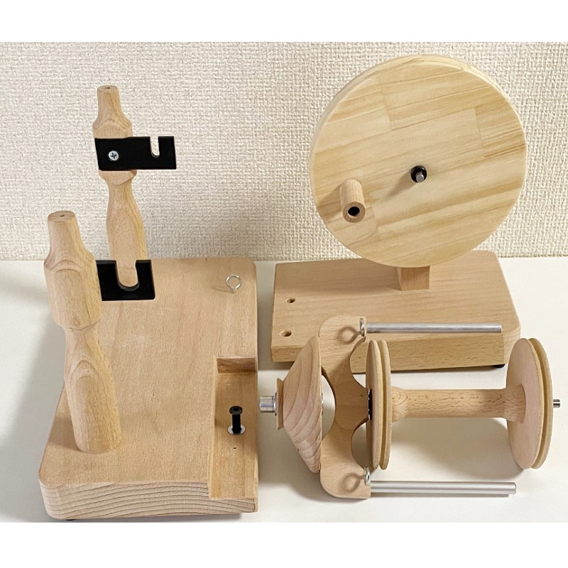 ラ・メール糸撚り機 ２　白木 　＜撚り　紡ぎ 紡ぎ車 ashford　ラ・メール ブランド＞