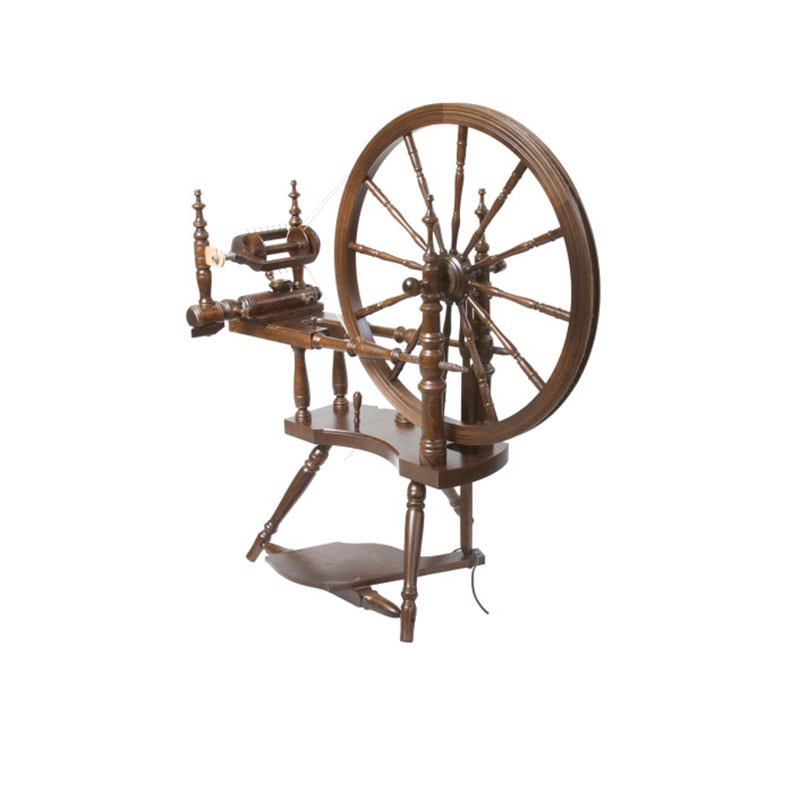 <お取り寄せ>クロムスキー ポロネーズ紡毛機 ウォルナット塗装 組立キット <紡ぎ 紡ぎ車 kromski>