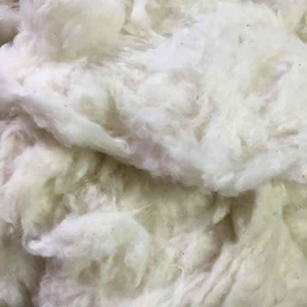 種取り済みコットン（かたまり）　100g ＜綿 紡ぎ＞