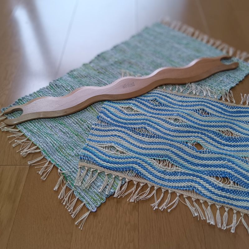 アシュフォード 波型シャトル 40cm ラッカー塗装 ＜手織り機 杼 シャトル ashford＞