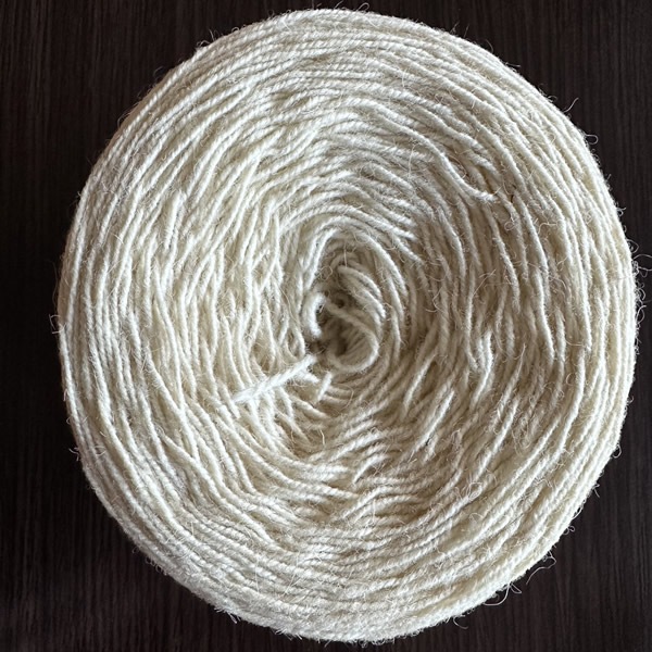経（たて）糸　ウール100％　生成り ＜織り 編み ニット 毛糸＞