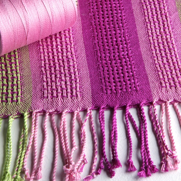 アシュフォード フリンジツイスター4連 ラッカー塗装 ＜房 撚り マフラー ショール 手織り ashford＞