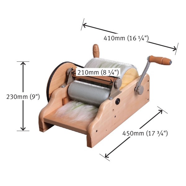 アシュフォード ドラムカーダー スーパーファイン（細 120ポイント