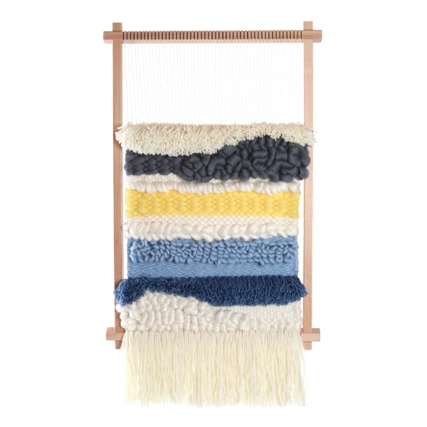 アシュフォード 絵織りフレーム Lサイズ　白木 ＜卓上 手織り機 ashford タペストリー 絵織り＞