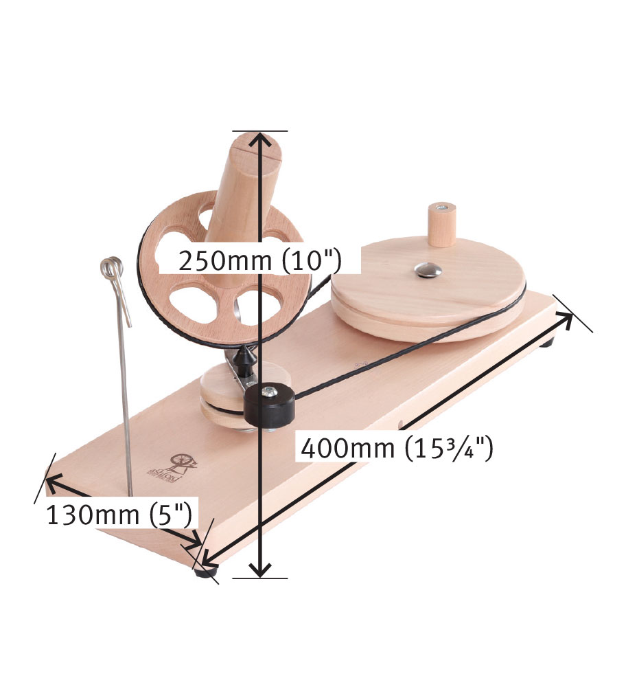 アシュフォード 玉巻き器/手動 ラッカー塗装 <玉巻き かせ 手織り 紡ぎ ashford>