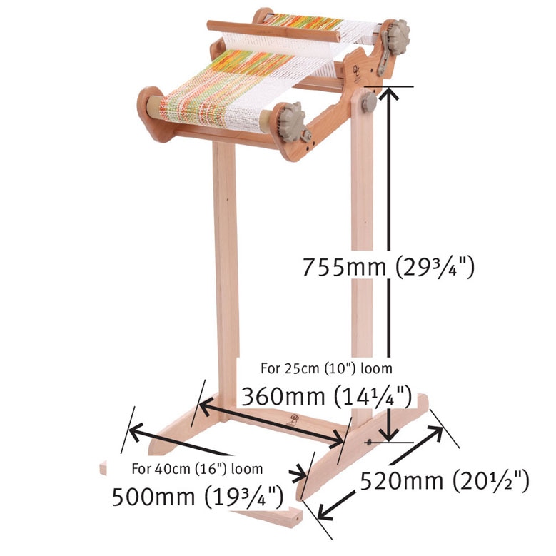 アシュフォード サンプルイットルーム用スタンド（全サイズ兼用） 白木 ＜卓上 手織り機 ashford＞