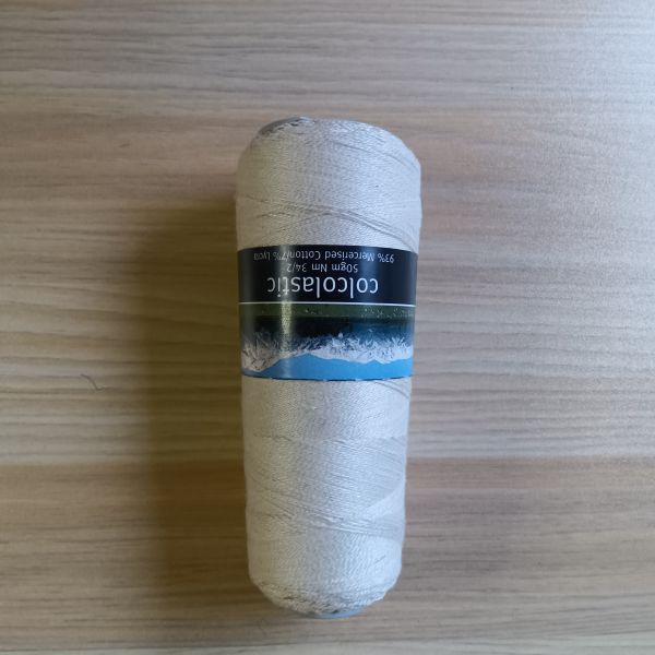 アシュフォード　コルコラスティック　34/2　コットン変わり糸　50gコーン巻き ＜手織り 糸 綿 ＞