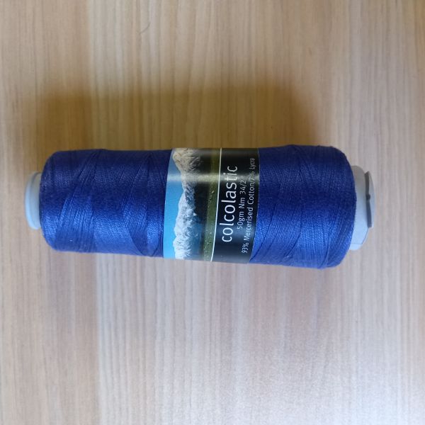 アシュフォード　コルコラスティック　34/2　コットン変わり糸　50gコーン巻き ＜手織り 糸 綿 ＞