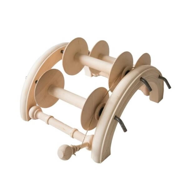 クロムスキー アーチ型ボビン立て 白木 <紡ぎ車 紡ぎ kromski>