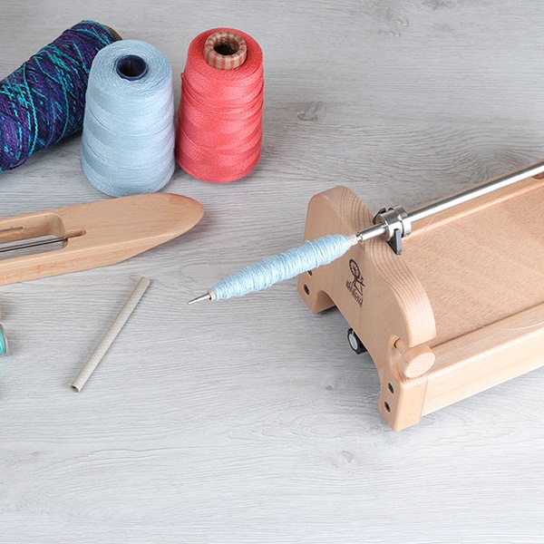 アシュフォード・電動スピナー３用　　ボビン巻き/クイルスピンドルアタッチメント【紡ぎ   織り 羊毛 ボビン巻き 糸巻き 電動スピナー】