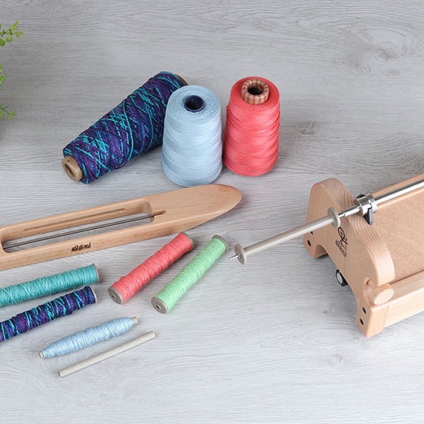 アシュフォード・電動スピナー３用　　ボビン巻き/クイルスピンドルアタッチメント【紡ぎ   織り 羊毛 ボビン巻き 糸巻き 電動スピナー】