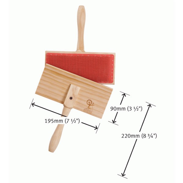 アシュフォード ハンドカーダーＳ 白木 ＜紡ぎ車 紡ぎ カード カーディング ashford＞