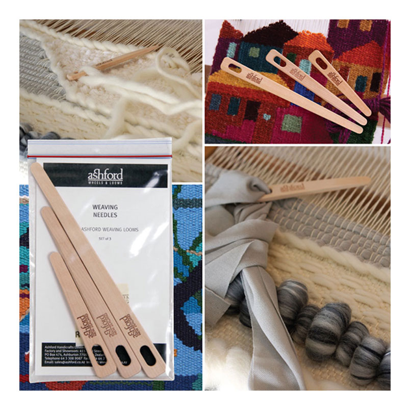 アシュフォード ウィーヴィングニードル 3本入り ラッカー塗装 <卓上 手織り機 ニードル ashford>