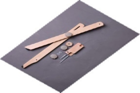 アシュフォード リジッドヘドル用テーブルスタンド 白木 <卓上 手織り機 ashford>