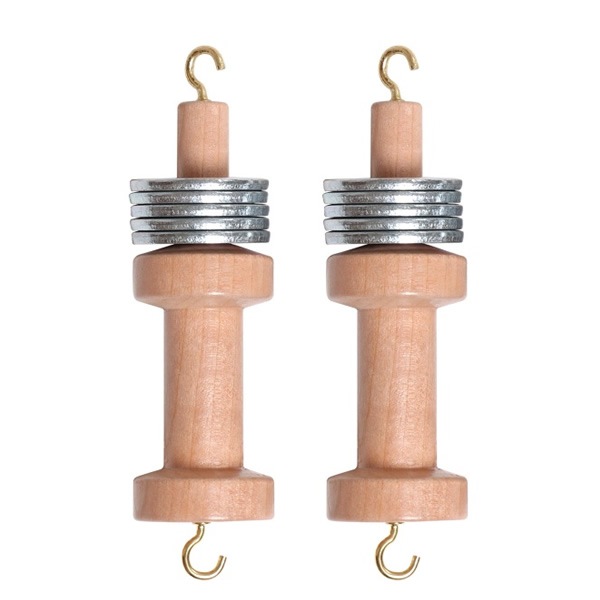 アシュフォード 経糸おもり 2個入り(ラッカー仕上げ) <卓上 手織り機 ashford>