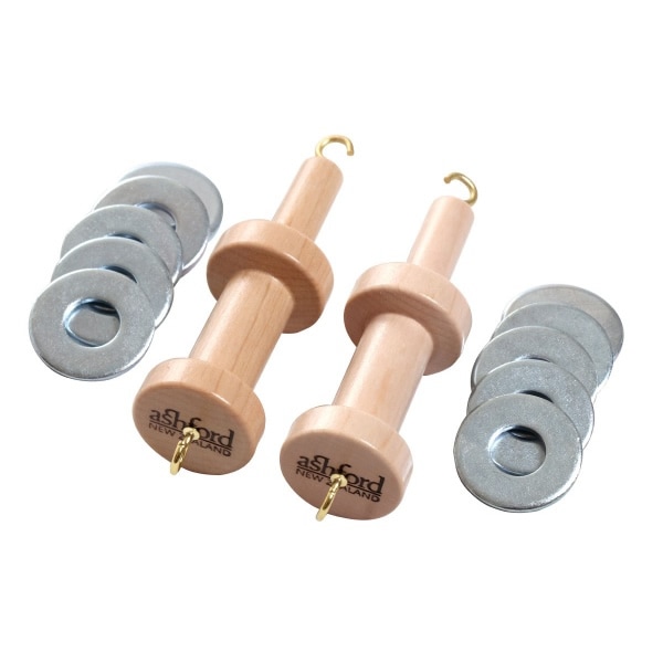 アシュフォード 経糸おもり 2個入り(ラッカー仕上げ) <卓上 手織り機 ashford>