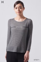 【セール・アウトレット】675571(973024)　シンプルプリントTシャツ