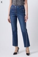 No.628259　クラフト感溢れる赤耳を使ったストレッチが魅力のストレートパンツ　＜K色再入荷しました！＞