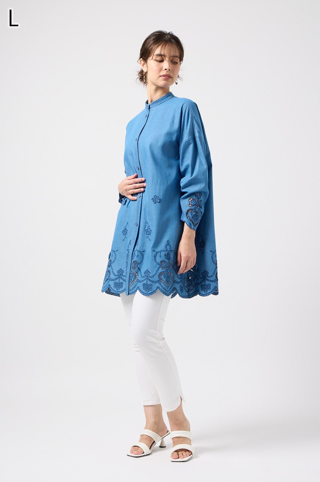 伊太利屋 チュニック カシミヤ＆ミンク 9 送料無料！