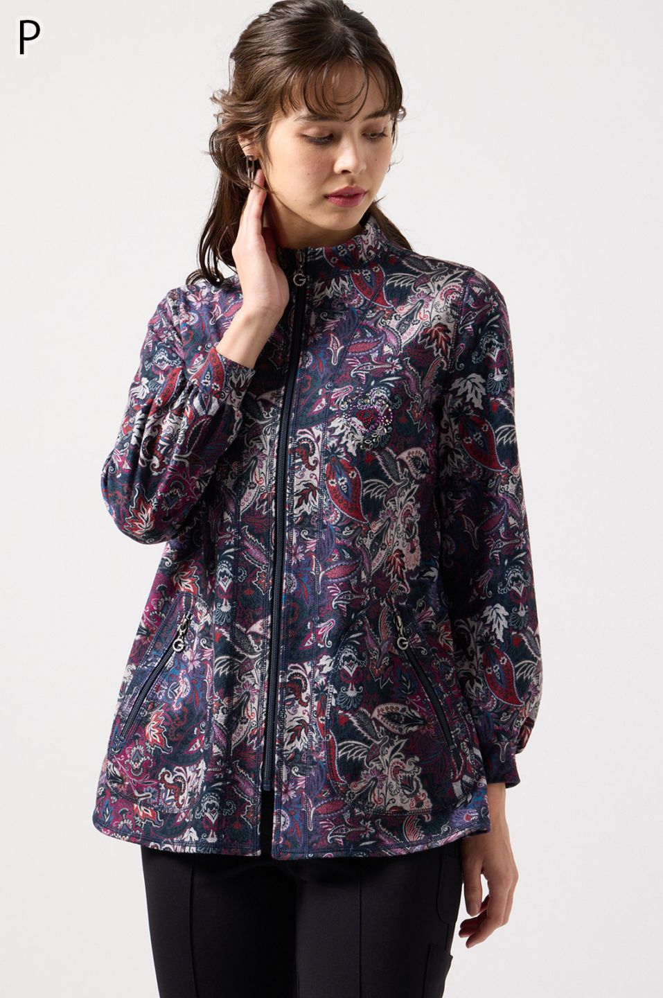 【美品】伊太利屋　イタリヤ　ラモーダゴジ　ジャケット　春　肩パット付き 伊太利屋 イタリヤ GK / La moda goji ラ モーダ ゴジ