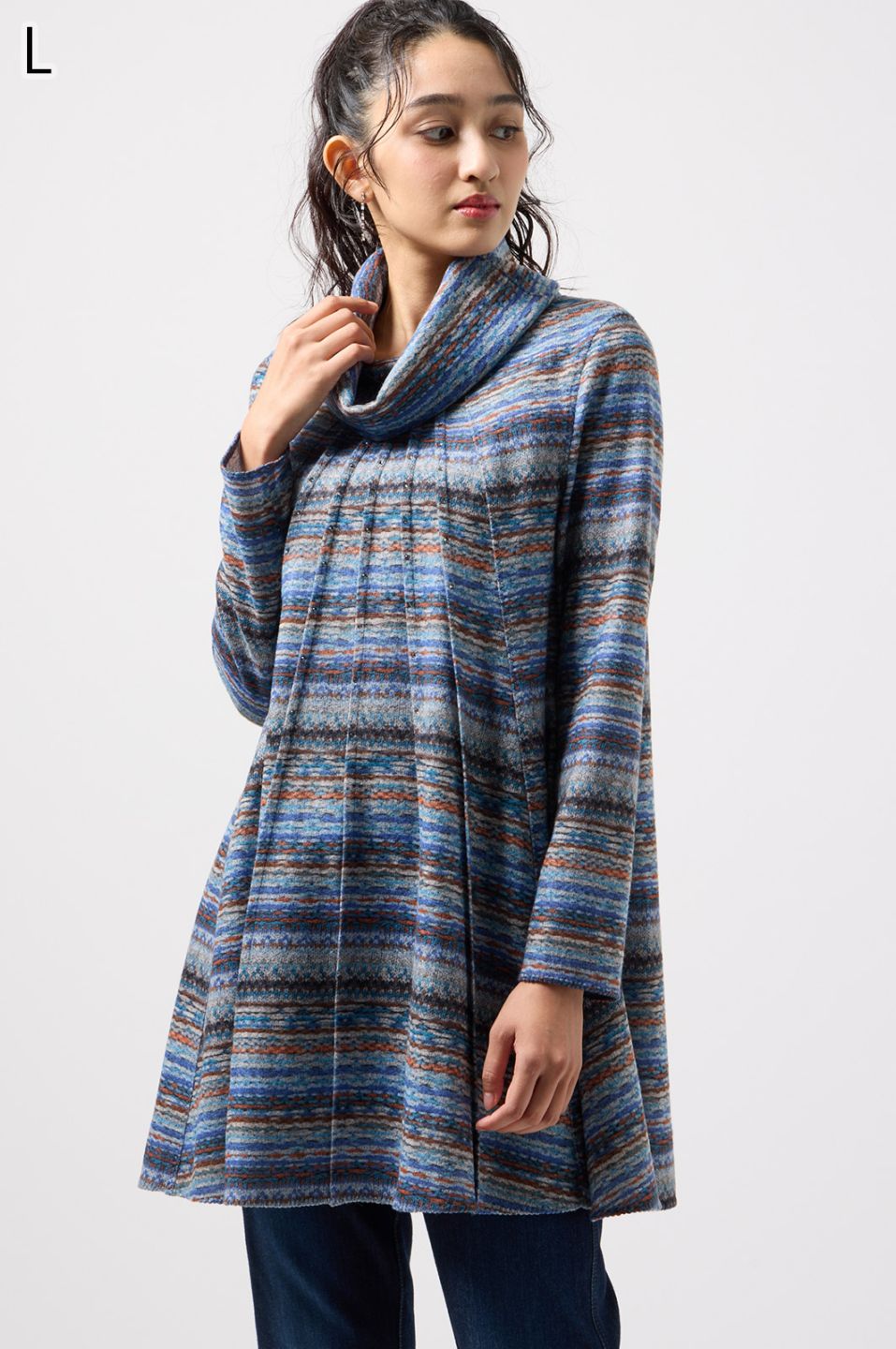 美品　伊太利屋　La Moda GOJI　コート　ｗ0325-0731-⑤-① 伊太利屋（ロングコート）のフリマアイテム一覧