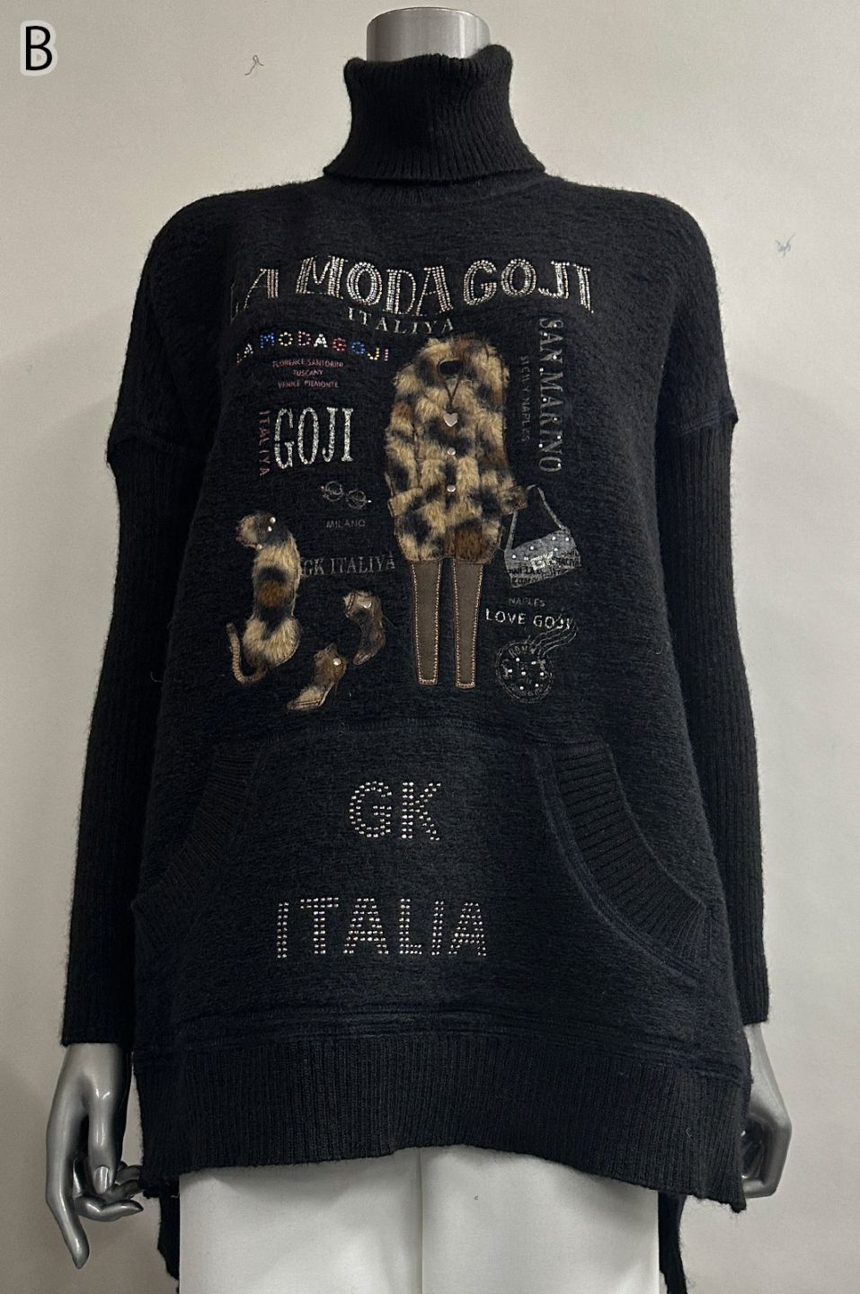 ❤❤期間限定❤❤【伊太利屋】柔らか❤❤セーブルお襟❤❤ライダース❤イタリー製❤❤ NO.685269 Tシャツ<11/27UP!> | 2025/11/27 | 伊太利屋 LaModaGOJI