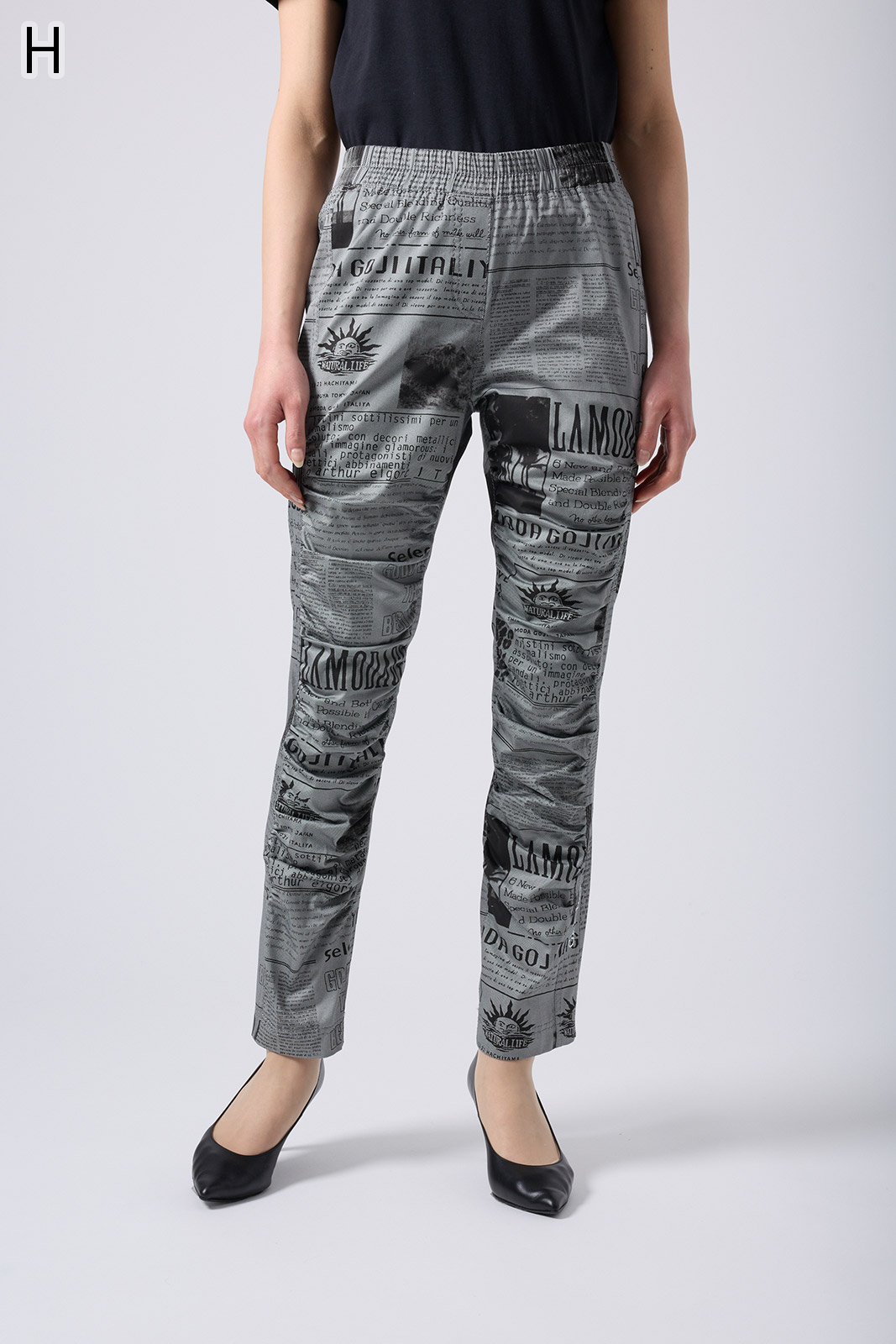 No.628311 細身シルエットギャザーパンツ | セール,パンツ | 伊太利屋