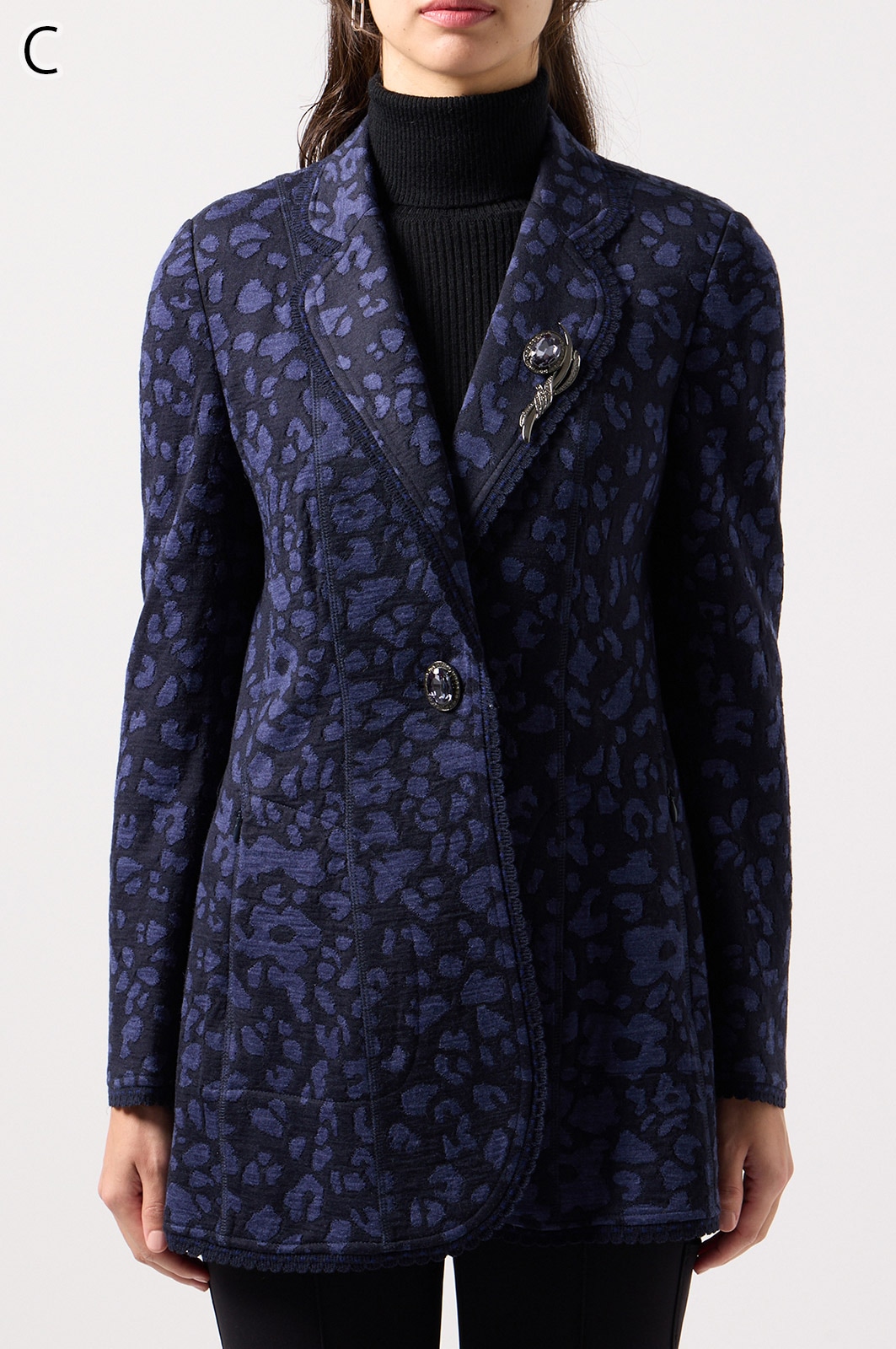 伊太利屋ビジュー付きお洒落なジャケット11号 No.686018 ジャケット | 新作,新作 ジャケット | 伊太利屋 LaModaGOJI