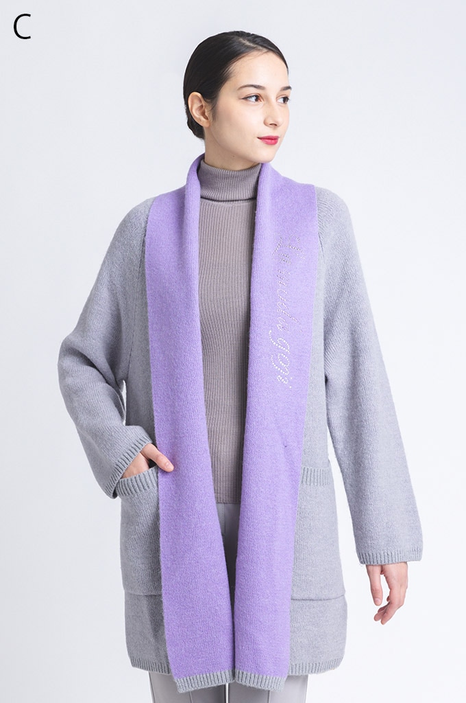 未使用■伊太利屋■長袖ニットカーディガン■フォックスカシミヤ■大きいサイズ15号 未使用□伊太利屋□長袖ニットカーディガン□フォックスカシミヤ