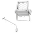 ECF6050W/NSAN8/W + FA161/W || <�淿������LED����異���ॻ�å�>����ŵ��ڥ�ǥ����å��ե�åɥͥ�[60���饹]���ѥ����� ���� 8500lm �Ÿ���¢ IP65��+�ڥ���ܡ�������:600mm������(�磻����ն����)�۲��⳰���� �ۥ磻�� (��:ECF6040W/NSAN8/W)[br]