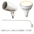 K0/W-L14 + LDR11L-H/W827A + F13/W || �ھ���������LED����糧�åȡ� ����ŵ���K�����ץۥ����+��LEDioc LED�������� �����160W��Ʊ�� �ŵ忧(2700K)��+�ڥ����� Ĺ��(965mm)�� E26���� ���ο�(��)������ԲĎ�ľ���Τߡ�[br]