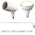 K0/W-L14 + LDR11L-H/W827A + F14/W || �ھ���������LED����糧�åȡ� ����ŵ���K�����ץۥ����+��LEDioc LED�������� �����160W��Ʊ�� �ŵ忧(2700K)��+�ڥ����� Ĺ��(980��1480mm)�� E26���� ���ο�(��)������ԲĎ�ľ���Τߡ�[br]