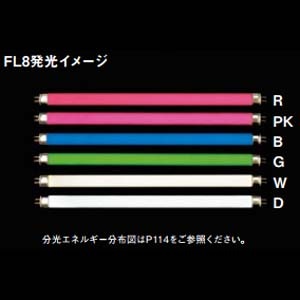 FL6B || カラーランプ プリンス電機 ブルー 径(φ15.5) 全長(210.5mm